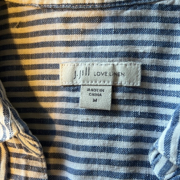 J Jill sleeveless linen top. Medium - Picture 5 of 6